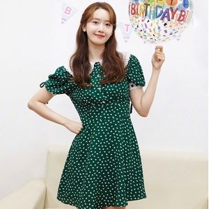 SNSD Yoona Heart Pattern Dress